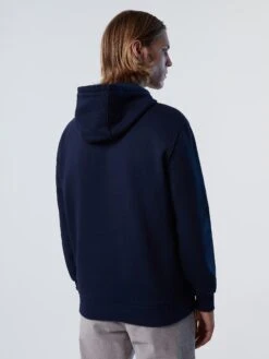 Hoodie With Maxi Logo Print -North Sails Apparel hi res 691161 0802 msback1