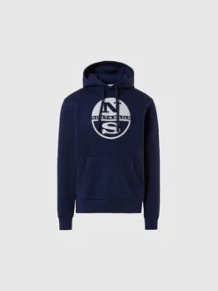 Hoodie With Maxi Logo Print -North Sails Apparel hi res 691161 0802 psfront1
