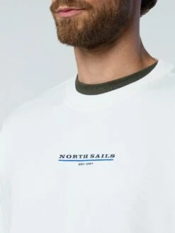 Sweatshirt With Rubber Logo -North Sails Apparel hi res 691164 0105 det2