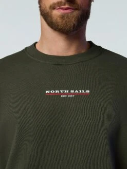 Sweatshirt With Rubber Logo -North Sails Apparel hi res 691164 0437 det2