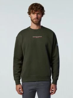 Sweatshirt With Rubber Logo -North Sails Apparel hi res 691164 0437 msfront1