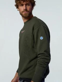 Sweatshirt With Rubber Logo -North Sails Apparel hi res 691164 0437 msfront2