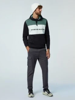 Colour-block Hoodie -North Sails Apparel hi res 691165 C001 det1