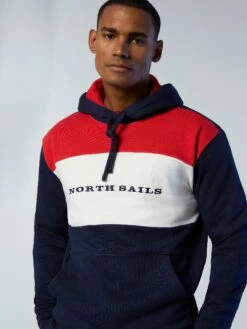 Colour-block Hoodie -North Sails Apparel hi res 691165 C002 msfront2