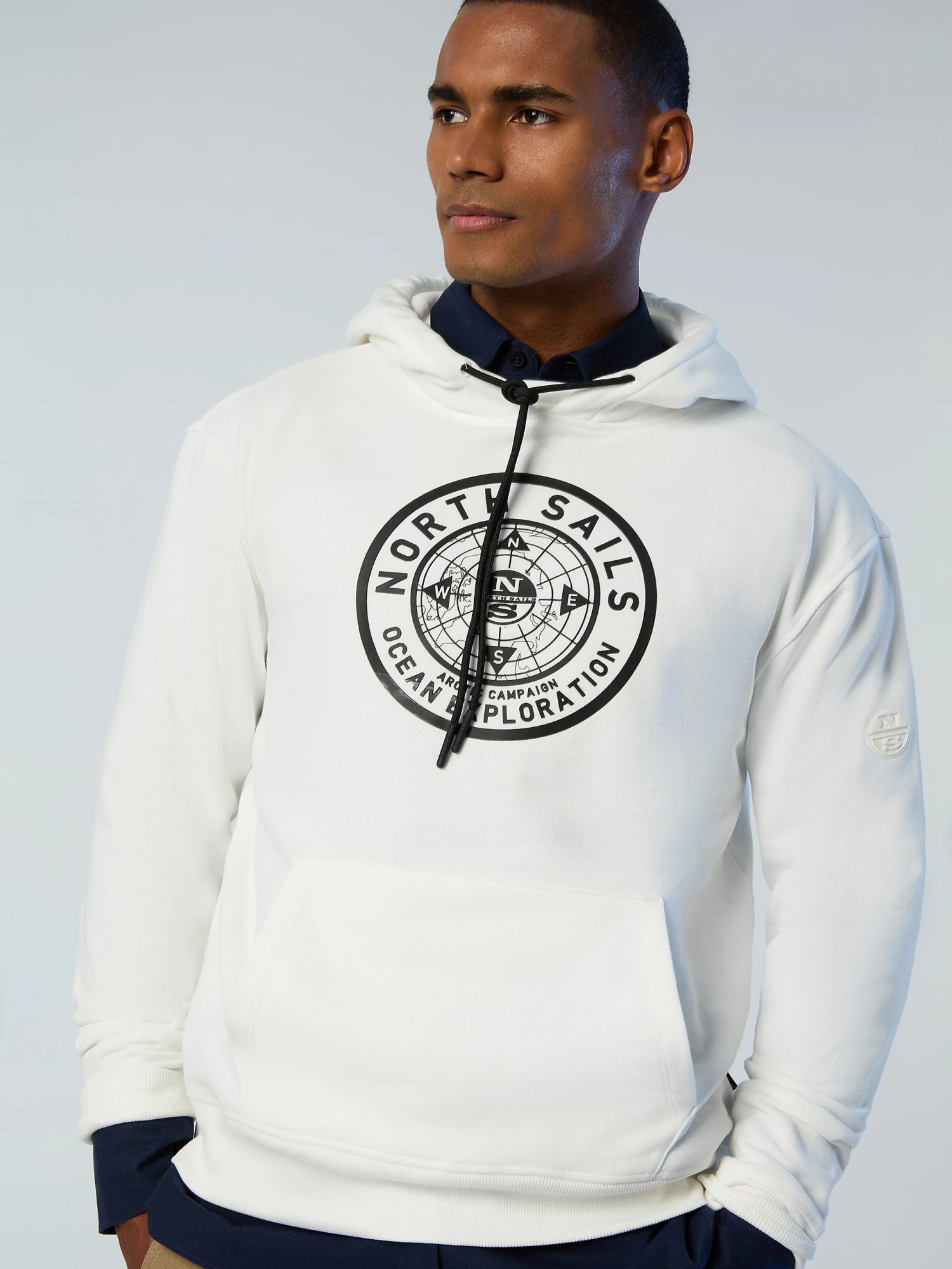Brushed Fleece Hoodie With Graphic Print 4 Brushed Fleece Hoodie With Graphic Print - Image 2