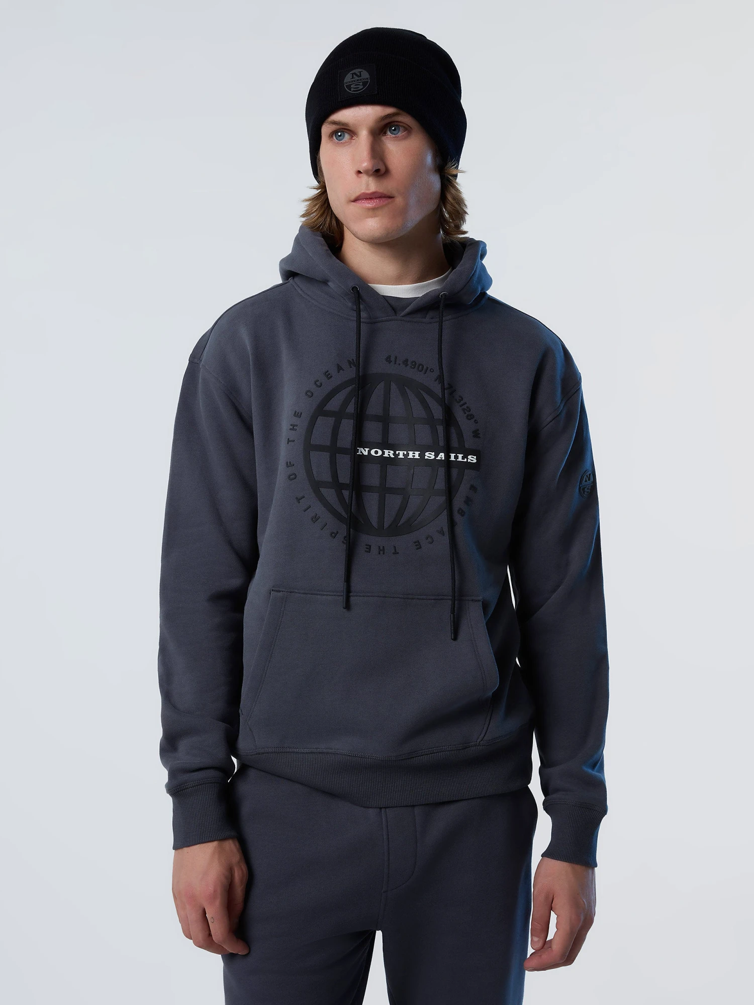 Brushed Fleece Hoodie With Graphic Print 11 Brushed Fleece Hoodie With Graphic Print - Image 9