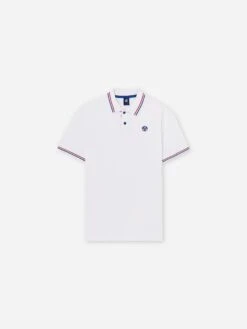 Polo With Contrast Trims -North Sails Apparel hi res 692354 0101 psfront1