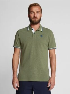 Polo With Contrast Trims -North Sails Apparel hi res 692354 0422 msfront1