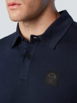 Cotton And Tencel Polo Shirt -North Sails Apparel hi res 692404 0802 det2