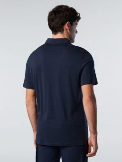Cotton And Tencel Polo Shirt -North Sails Apparel hi res 692404 0802 msback1