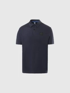 Cotton And Tencel Polo Shirt -North Sails Apparel hi res 692404 0802 psfront1