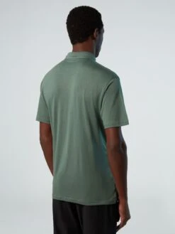 Cotton And Tencel Polo Shirt -North Sails Apparel hi res 692404 0813 msback1