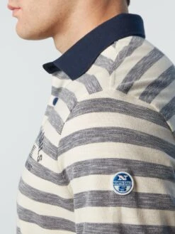 Striped Polo Shirt -North Sails Apparel hi res 692413 C001 det2