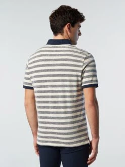 Striped Polo Shirt -North Sails Apparel hi res 692413 C001 msback1
