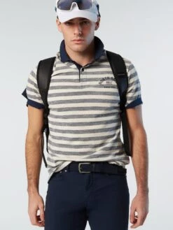 Striped Polo Shirt -North Sails Apparel hi res 692413 C001 msfront2