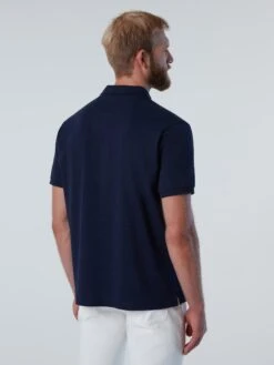 Polo Shirt With Logo Patch -North Sails Apparel hi res 692423 0802 msback1