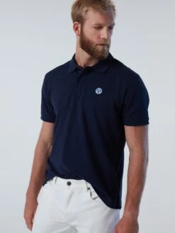 Polo Shirt With Logo Patch -North Sails Apparel hi res 692423 0802 msfront2