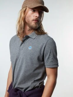 Polo Shirt With Logo Patch -North Sails Apparel hi res 692423 0928 msfront2