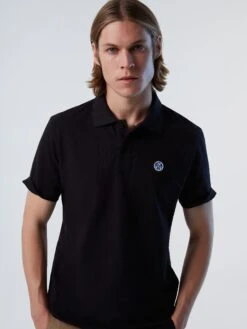 Polo Shirt With Logo Patch -North Sails Apparel hi res 692423 0999 msfront2