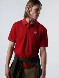 Polo Shirt With Collar Lettering -North Sails Apparel hi res 692424 0237 msfront2