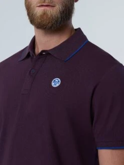 Polo Shirt With Collar Lettering -North Sails Apparel hi res 692424 0581 det2