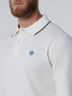 Long-sleeved Polo Shirt -North Sails Apparel hi res 692425 0105 det2