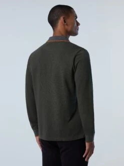 Long-sleeved Polo Shirt -North Sails Apparel hi res 692425 0437 msback1