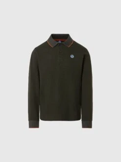 Long-sleeved Polo Shirt -North Sails Apparel hi res 692425 0437 psfront1