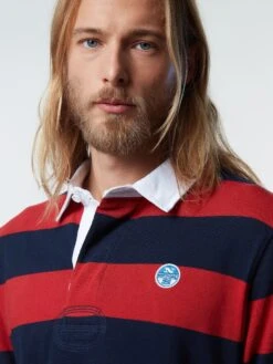 Striped Rugby Top -North Sails Apparel hi res 692434 C002 det2