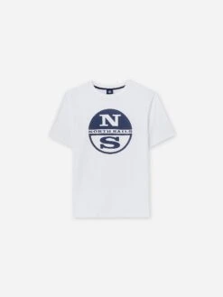 T-shirt With Maxi Logo -North Sails Apparel hi res 692792 0101 psfront1