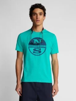 T-shirt With Maxi Logo -North Sails Apparel hi res 692792 0423 msfront1