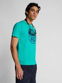 T-shirt With Maxi Logo -North Sails Apparel hi res 692792 0423 msfront2