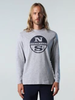 Organic Jersey T-shirt -North Sails Apparel hi res 692816 0928 msfront1