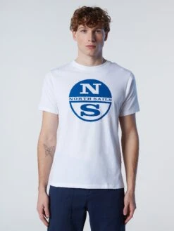 T-shirt With Maxi Logo Print -North Sails Apparel hi res 692837 0101 msfront1