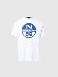 T-shirt With Maxi Logo Print -North Sails Apparel hi res 692837 0101 psfront1