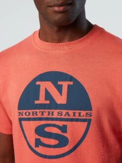 T-shirt With Maxi Logo Print -North Sails Apparel hi res 692837 0160 det2
