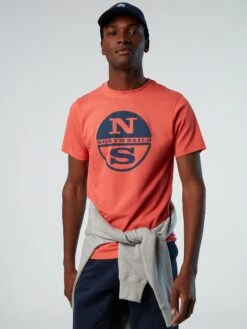 T-shirt With Maxi Logo Print -North Sails Apparel hi res 692837 0160 msfront2