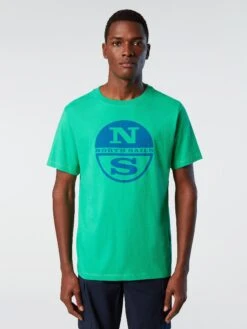 T-shirt With Maxi Logo Print -North Sails Apparel hi res 692837 0412 msfront1