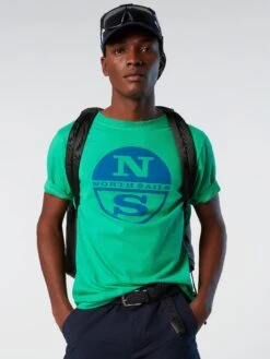 T-shirt With Maxi Logo Print -North Sails Apparel hi res 692837 0412 msfront2