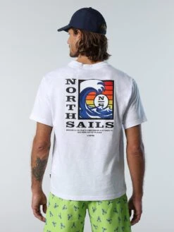 T-shirt With Graphic Print -North Sails Apparel hi res 692840 0101 msback1
