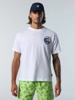 T-shirt With Graphic Print -North Sails Apparel hi res 692840 0101 msfront1