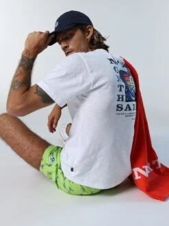 T-shirt With Graphic Print -North Sails Apparel hi res 692840 0101 msfront2