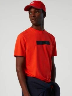T-shirt With Reflective Logo -North Sails Apparel hi res 692846 0730 msfront2