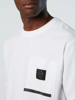 T-shirt With Chest Pocket -North Sails Apparel hi res 692847 0101 det2