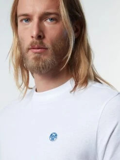 T-shirt With Logo Patch -North Sails Apparel hi res 692901 0101 det2