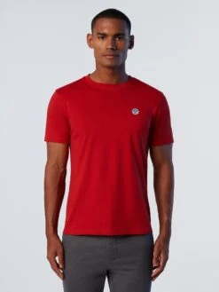 T-shirt With Logo Patch -North Sails Apparel hi res 692901 0237 msfront1
