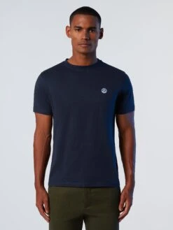 T-shirt With Logo Patch -North Sails Apparel hi res 692901 0802 msfront1