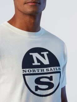 T-shirt With Logo Print -North Sails Apparel hi res 692903 0105 det2