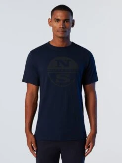 T-shirt With Logo Print -North Sails Apparel hi res 692903 0802 msfront1