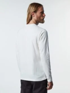Long-sleeved T-shirt With Logo Print 25 Long-sleeved T-shirt With Logo Print -North Sails Apparel hi res 692904 0105 msback1
